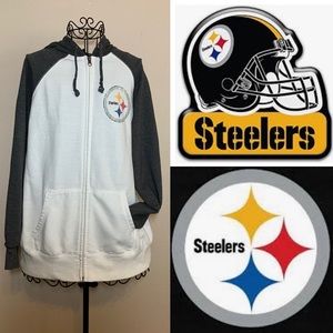 Women’s NFL Pittsburgh Steelers Full Zip Hoodie
